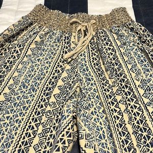 Aztec Linen Pants